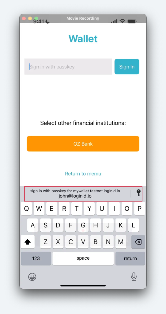 Passkey Keyboard Autofill On Checkout